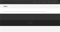 Desktop Screenshot of kilimanyika.com